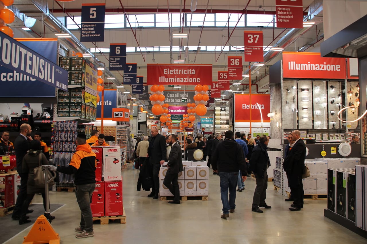 Le immagini del nuovo punto vendita Obi di San Giuliano Milanese