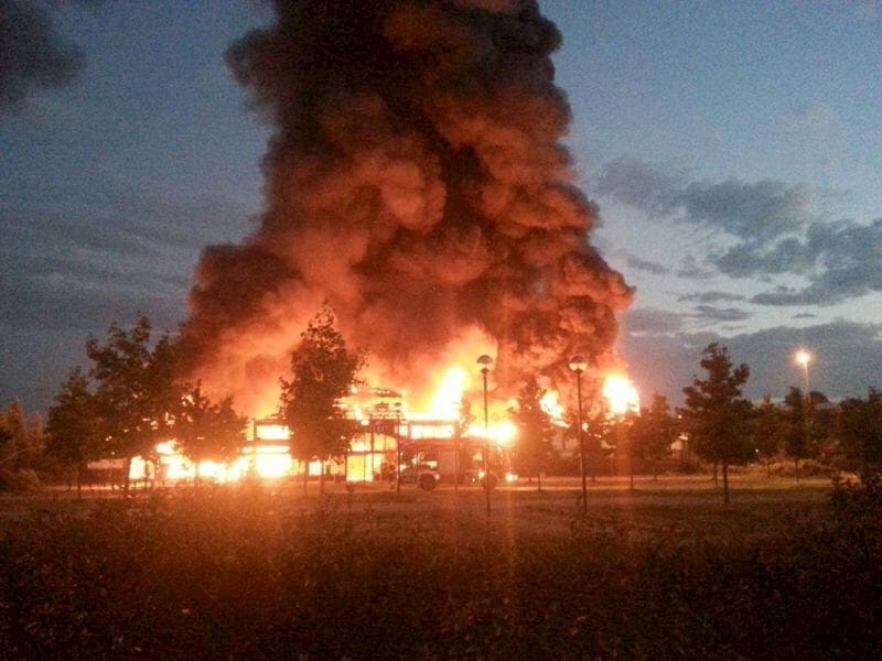 Distrutto da un incendo Botanic di Vertemate