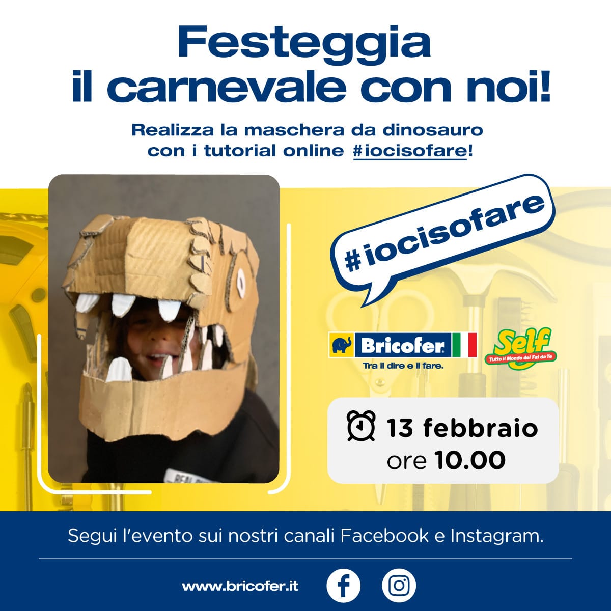 Bricofer: partono i nuovi laboratori #iocisofare
