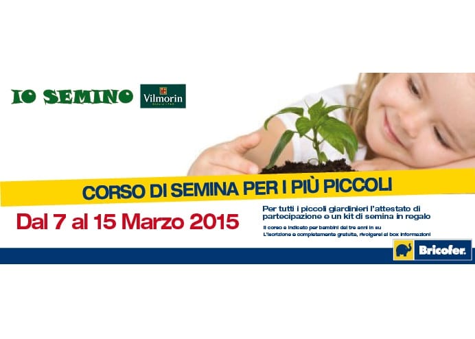 Bricofer: corsi di semina per bambini