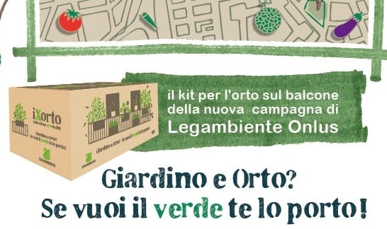 Legambiente lancia Ixorto: l'orto urbano diventa social e sbarca nei negozi specializzati