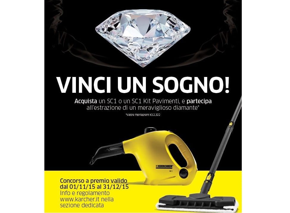 "Vinci un sogno" con Kärcher