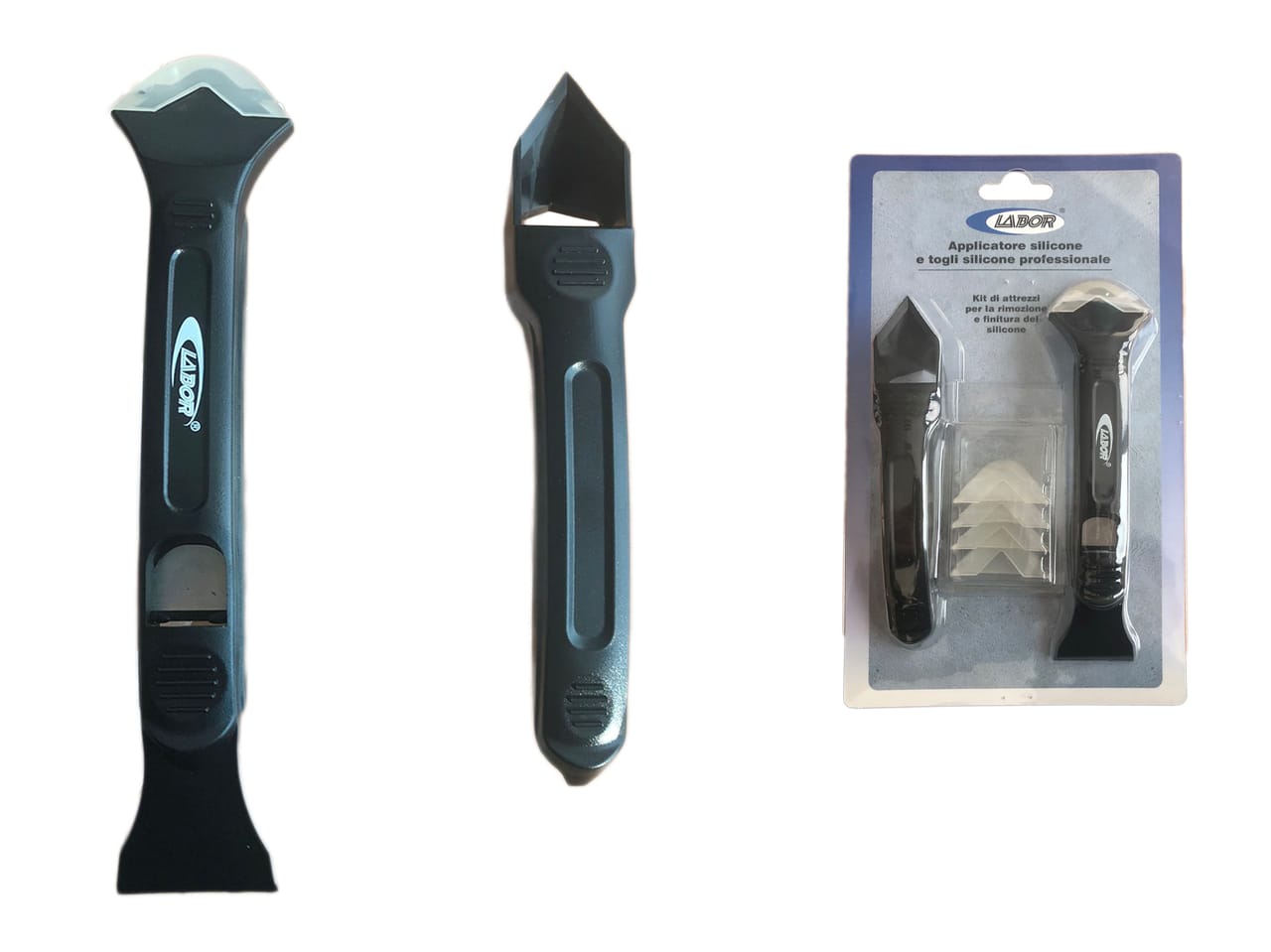 Per rimuovere e rifinire il silicone