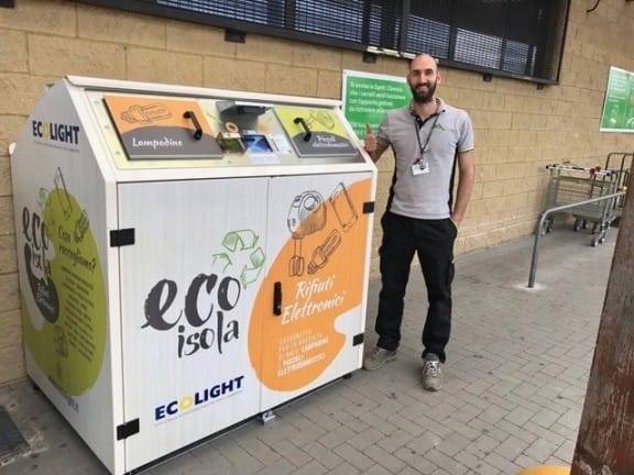 EcoIsole RAEE c/o Leroy Merlin: raccolte 24 tonnellate di rifiuti elettronici leroy