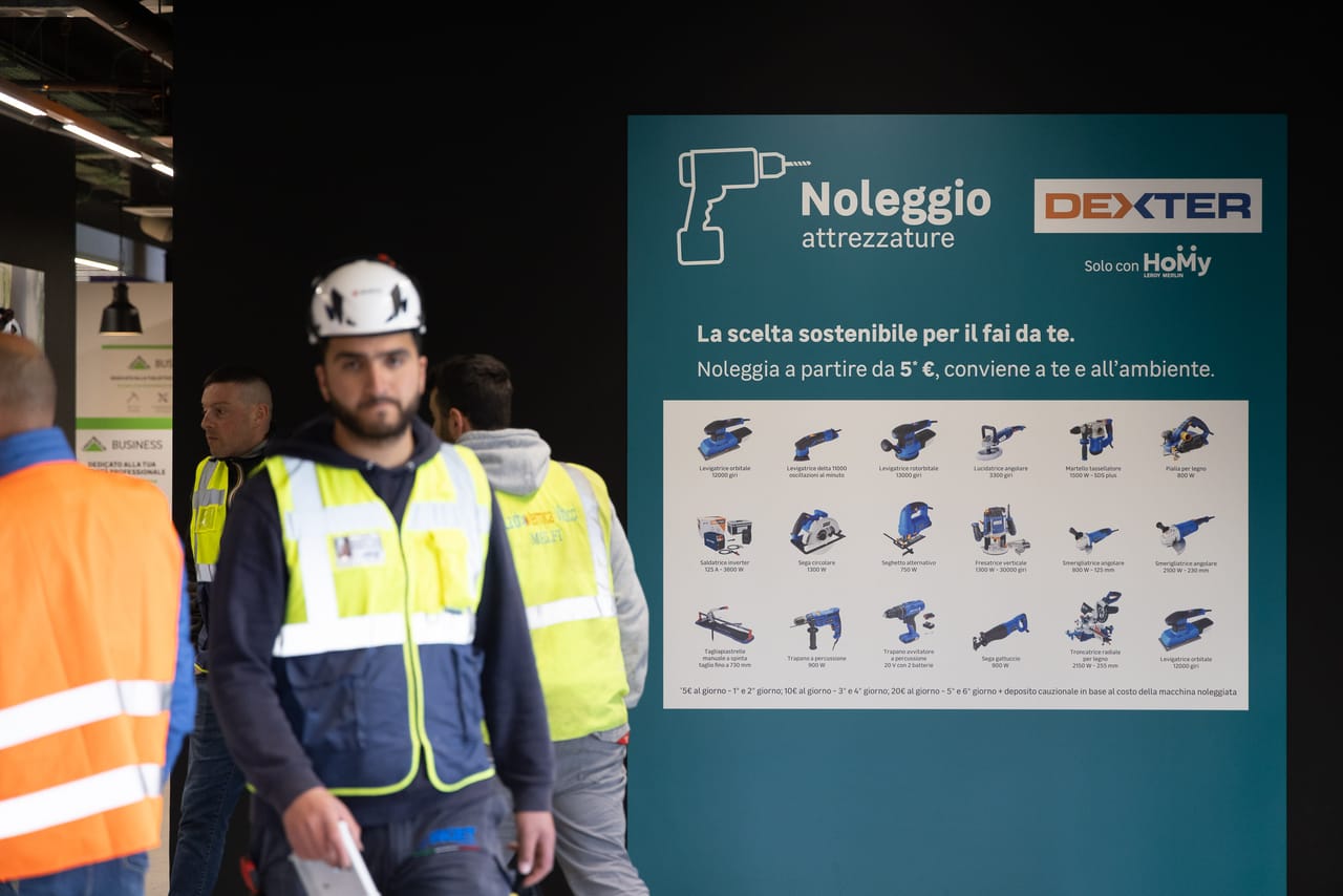 Leroy Merlin Italia verso la copertura nazionale del servizio noleggio attrezzature: +61% nel 2024