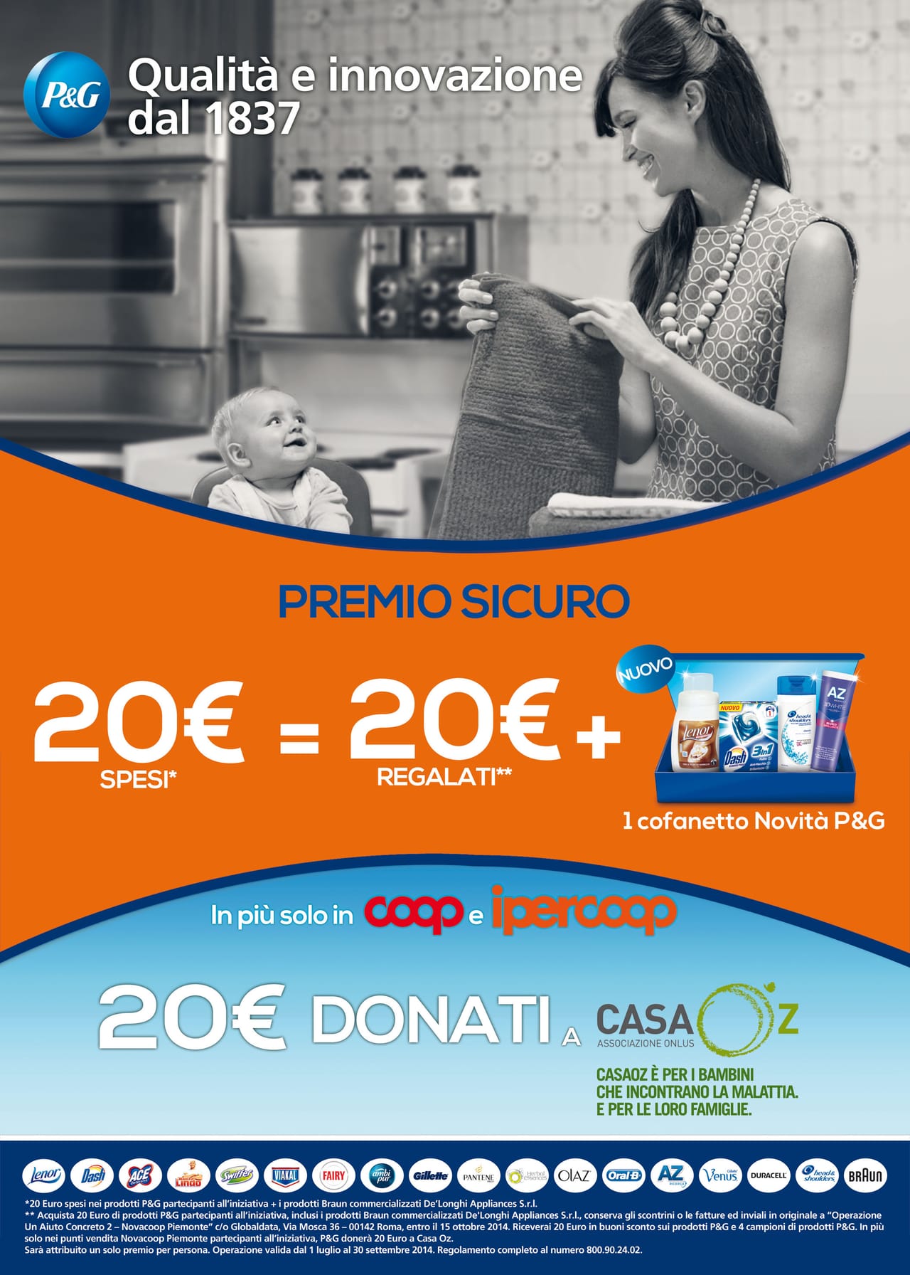 Un aiuto concreto per CasaOz da NovaCoop e P&G