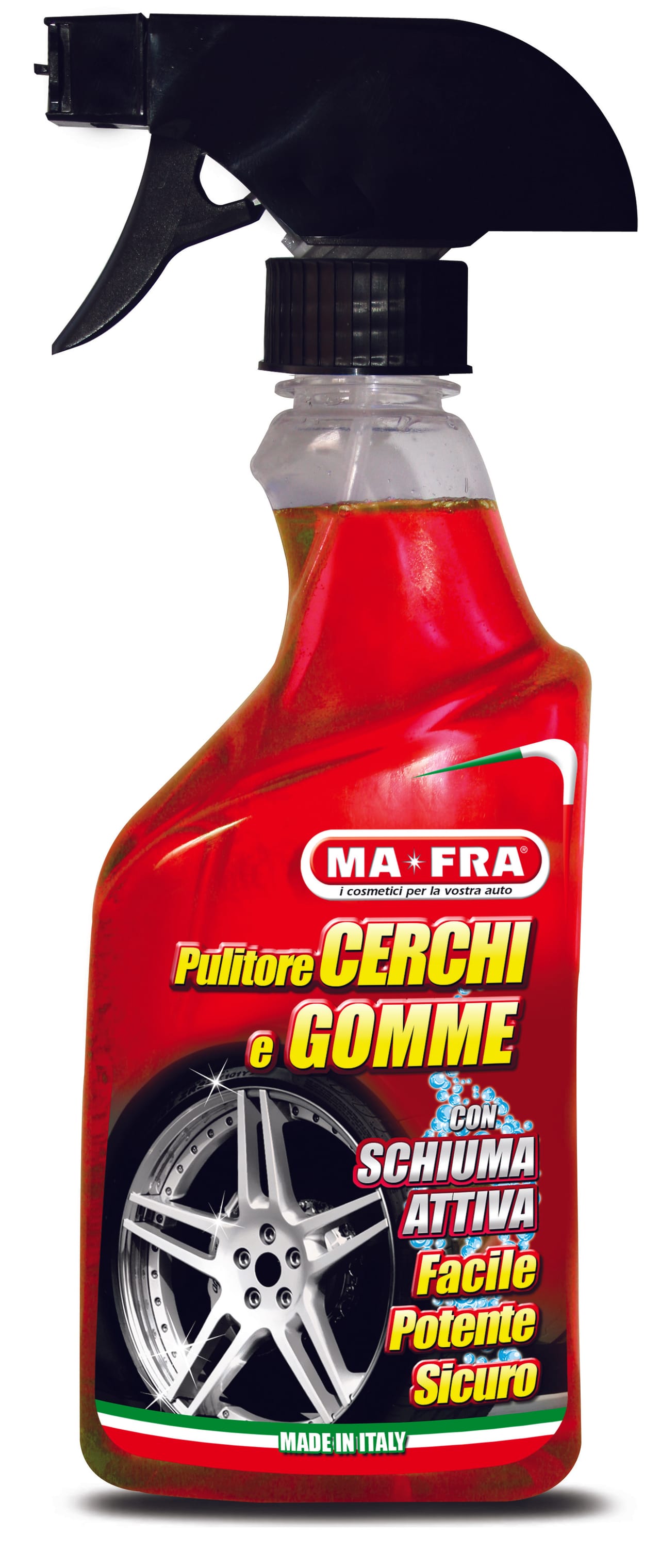 Pulitore per cerchi e gomme