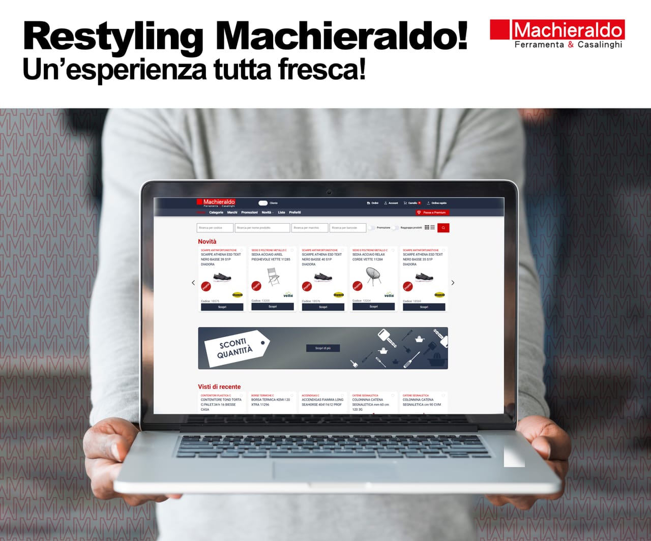 Machieraldo: il restyling del Portale B2B
