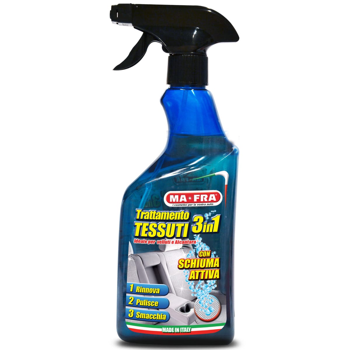 Trattamento per tessuti abitacolo