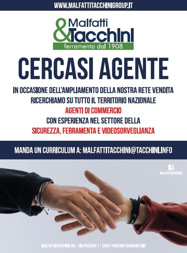 Malfatti&Tacchini cerca agenti