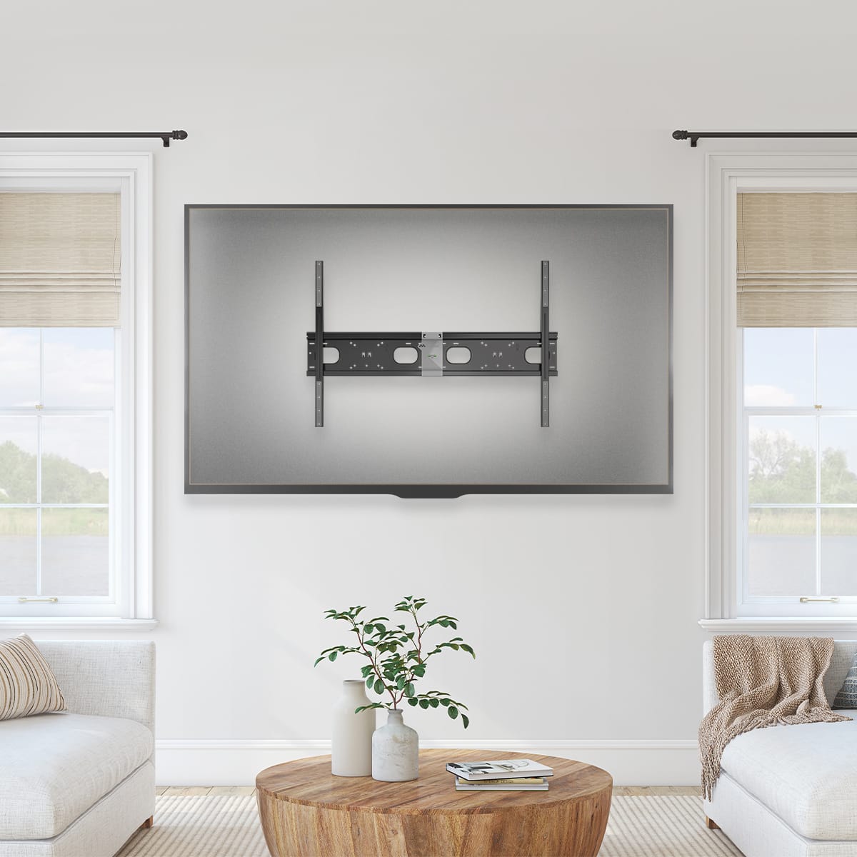 900 F supporto tv da parete fisso