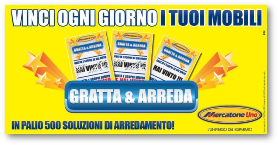 Mercatone Uno presenta “Gratta & Arreda”