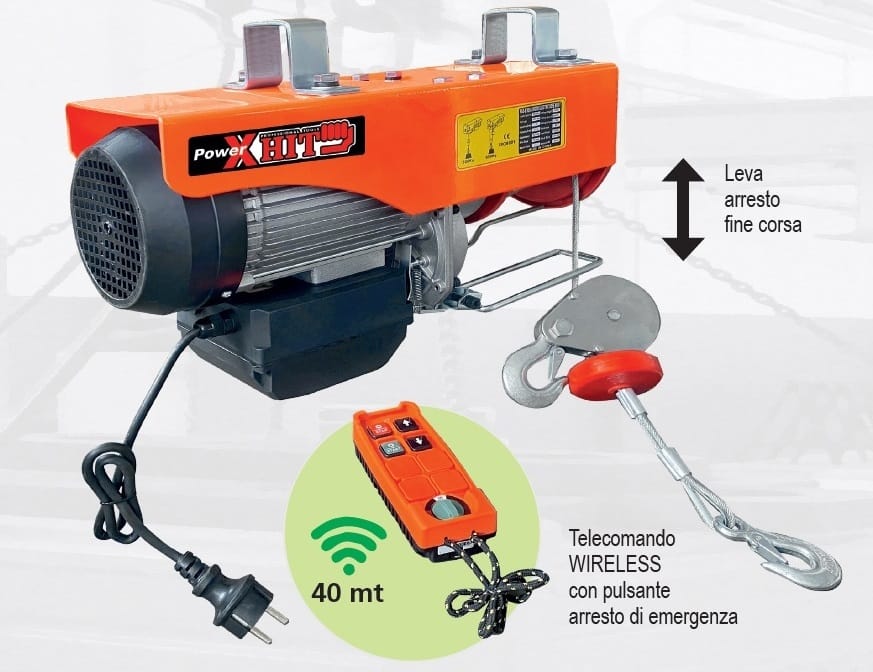 Paranchi elettrici con telecomando wireless