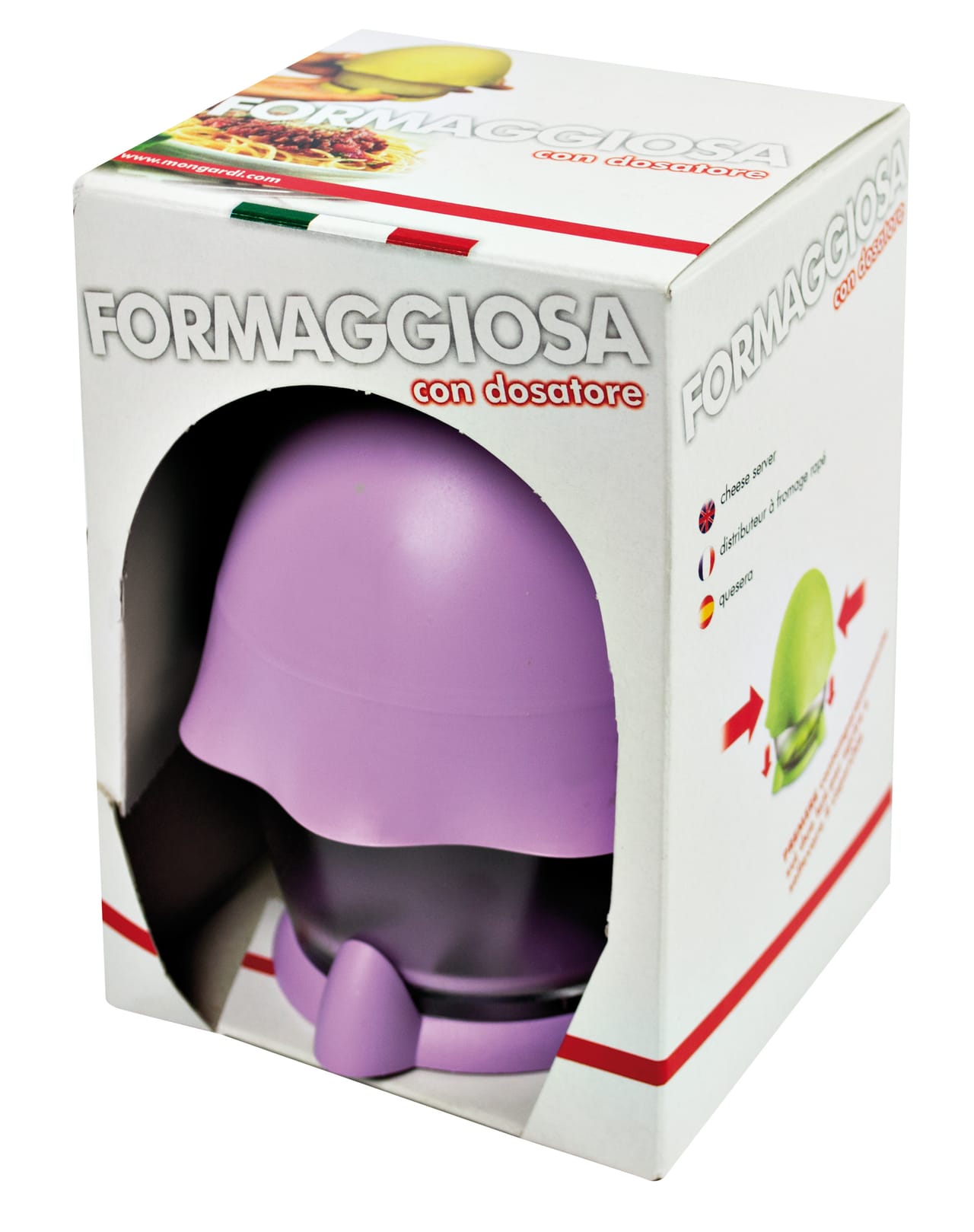 Il porta formaggio con dosatore