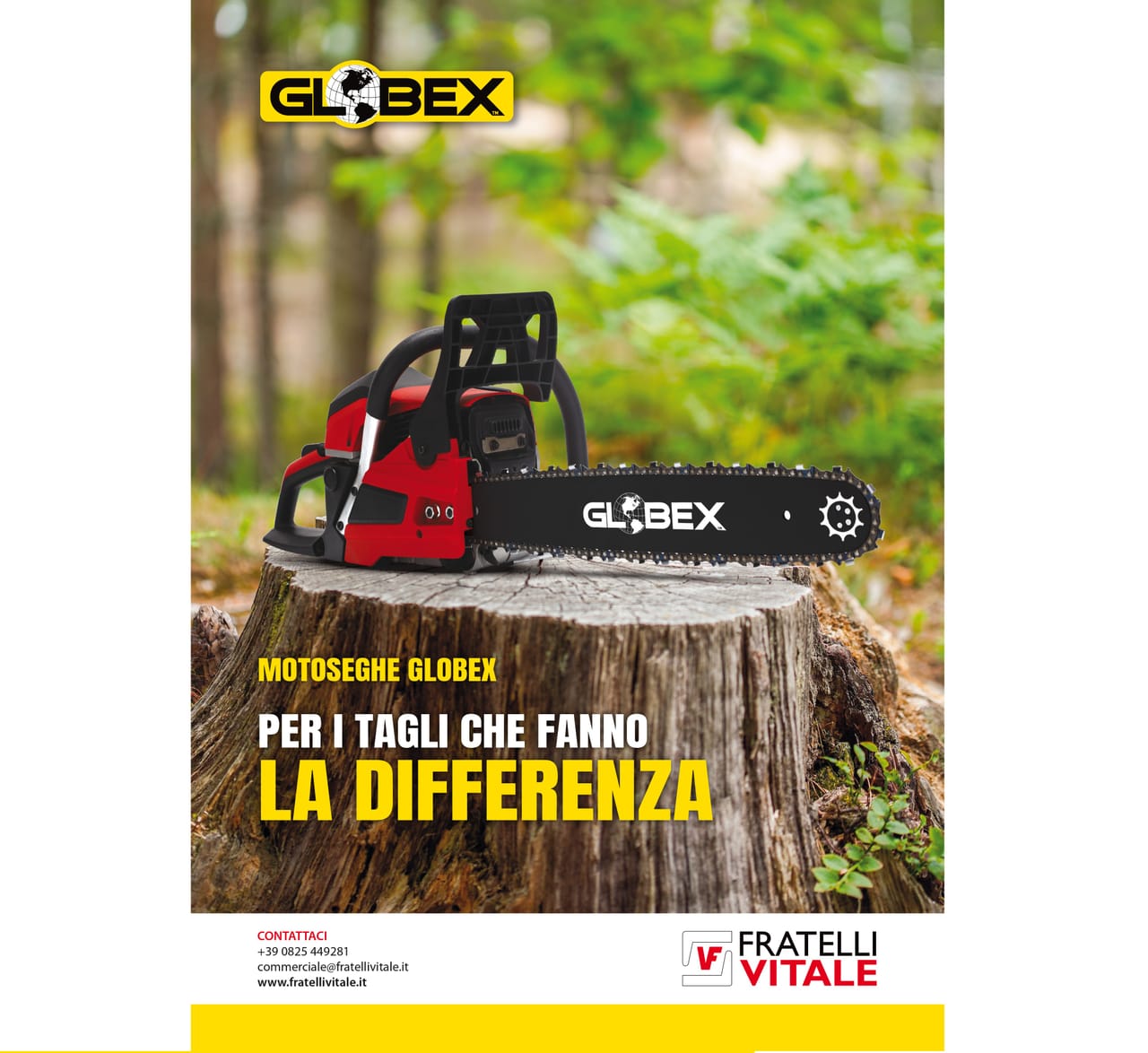 Motoseghe Globex: per i tagli che fanno la differenza