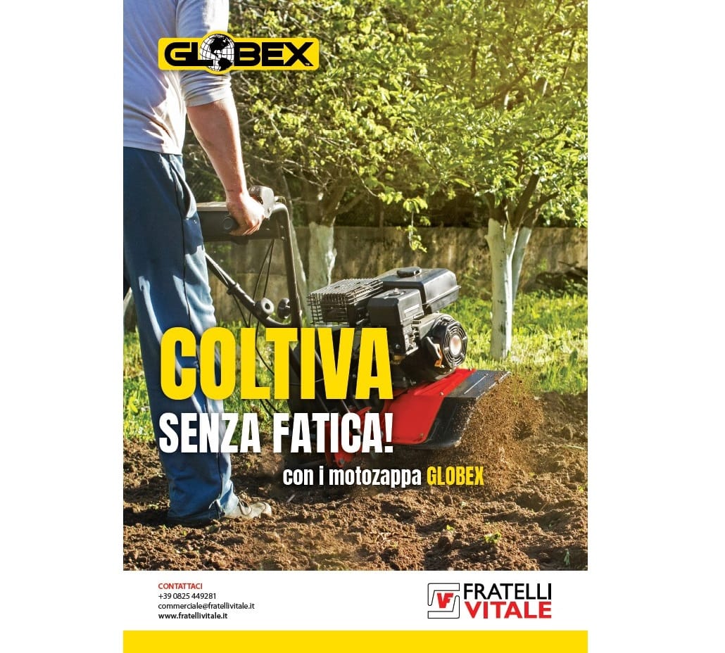 ​Motozappa Globex: coltiva senza fatica!