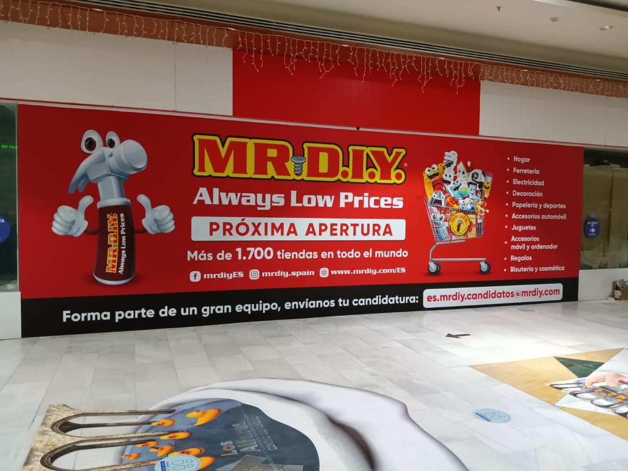 MR.DIY apre in Spagna il primo punto vendita europeo