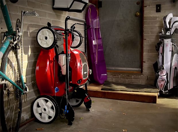Briggs & Stratton rivoluziona lo stoccaggio dei rasaerba