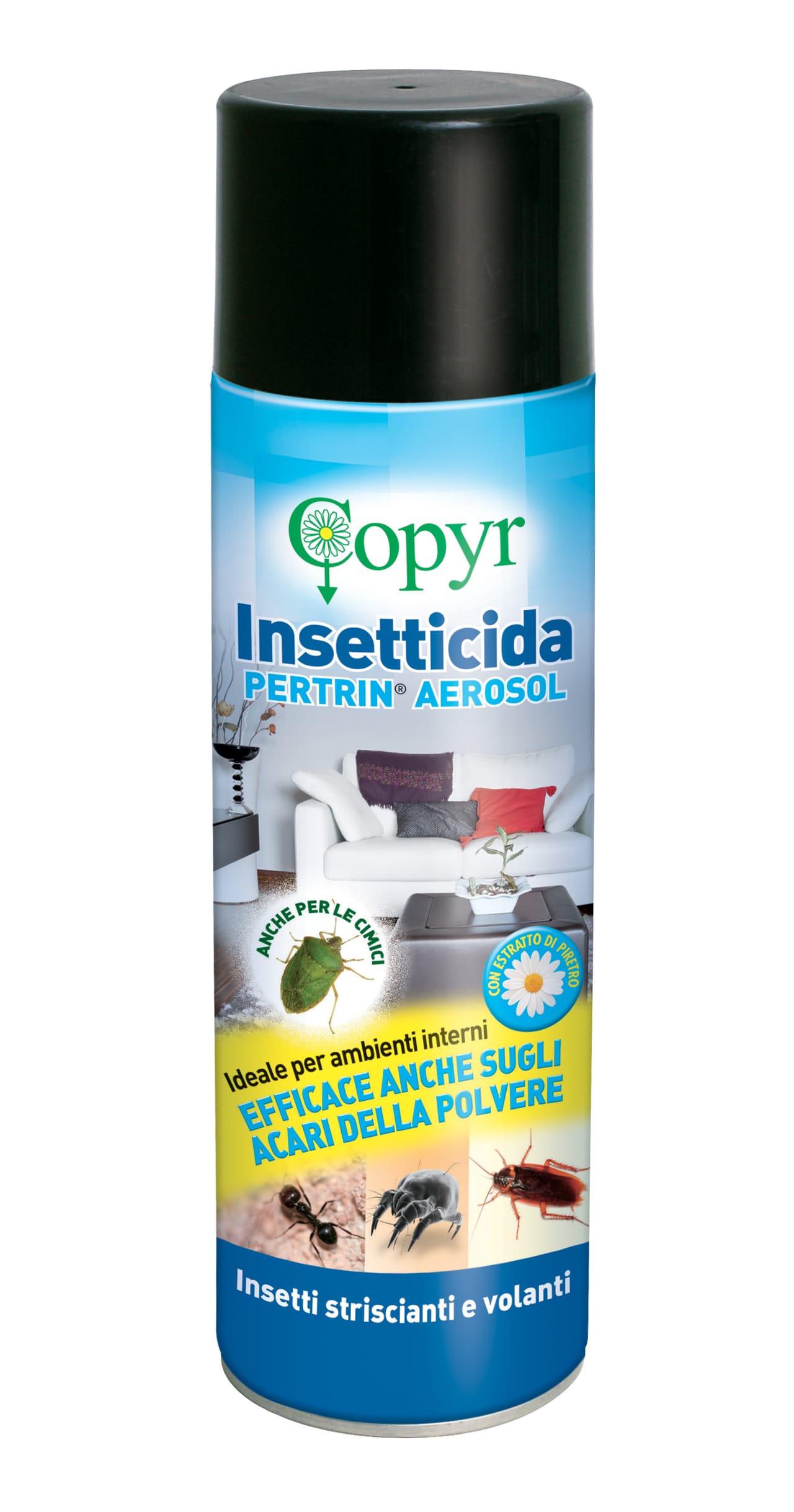 Insetticidi acaricidi Sprin e Pertrin Aerosol