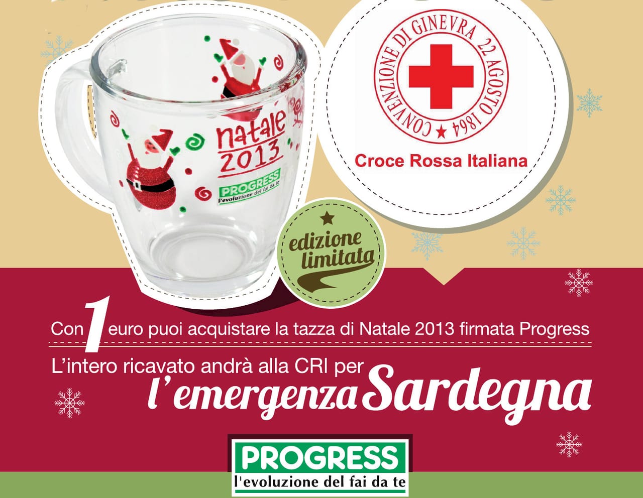 Progress con Croce Rossa Italiana per l’Emergenza Sardegna