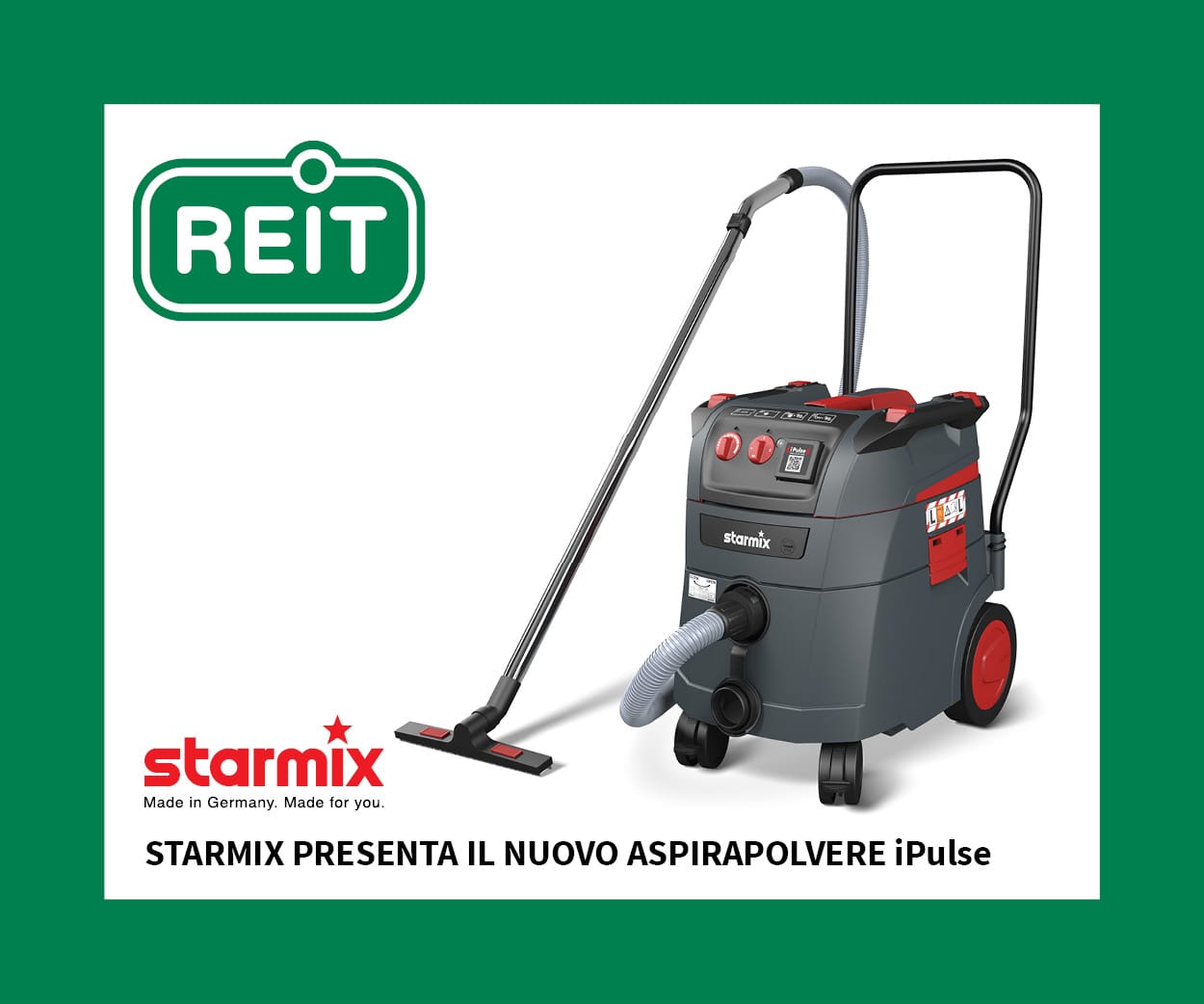 Starmix presenta il nuovo aspirapolvere iPulse