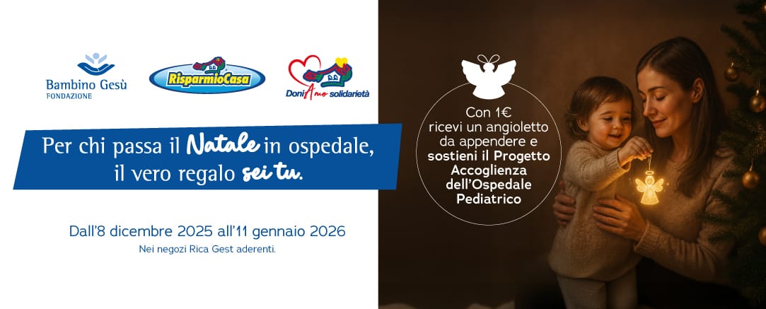"Doniamo Solidarietà" di Risparmio Casa: raccolti 60mila euro
