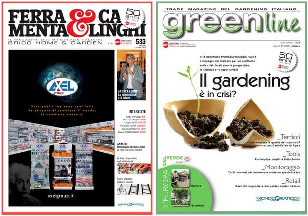 Sono disponibili i numeri di ottobre di Ferramenta&Casalinghi e Greenline!