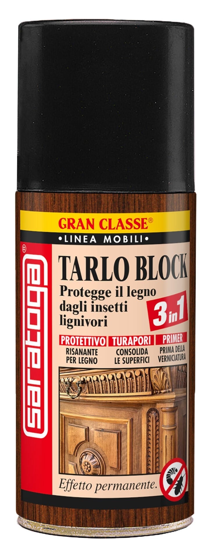 Tarlo Block protegge il legno efficacemente
