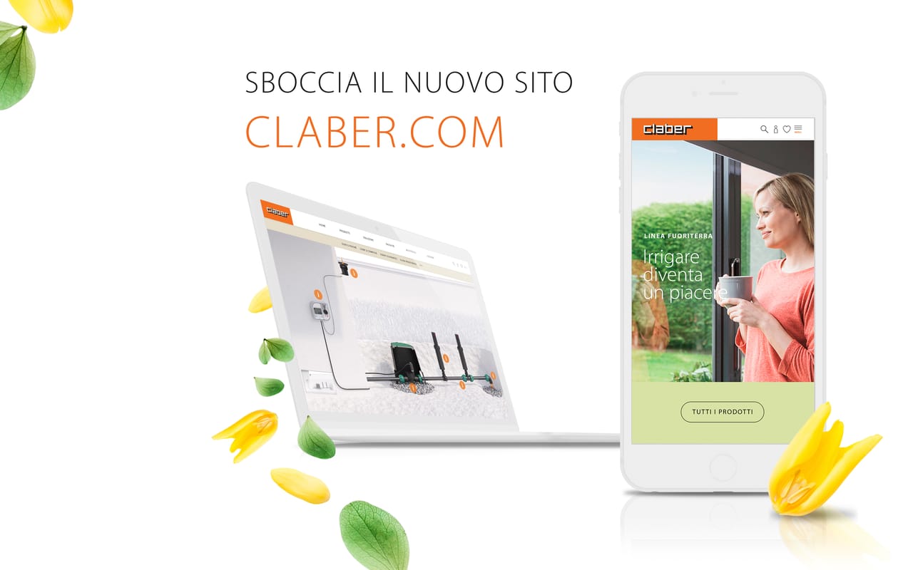 Claber: online il nuovo sito