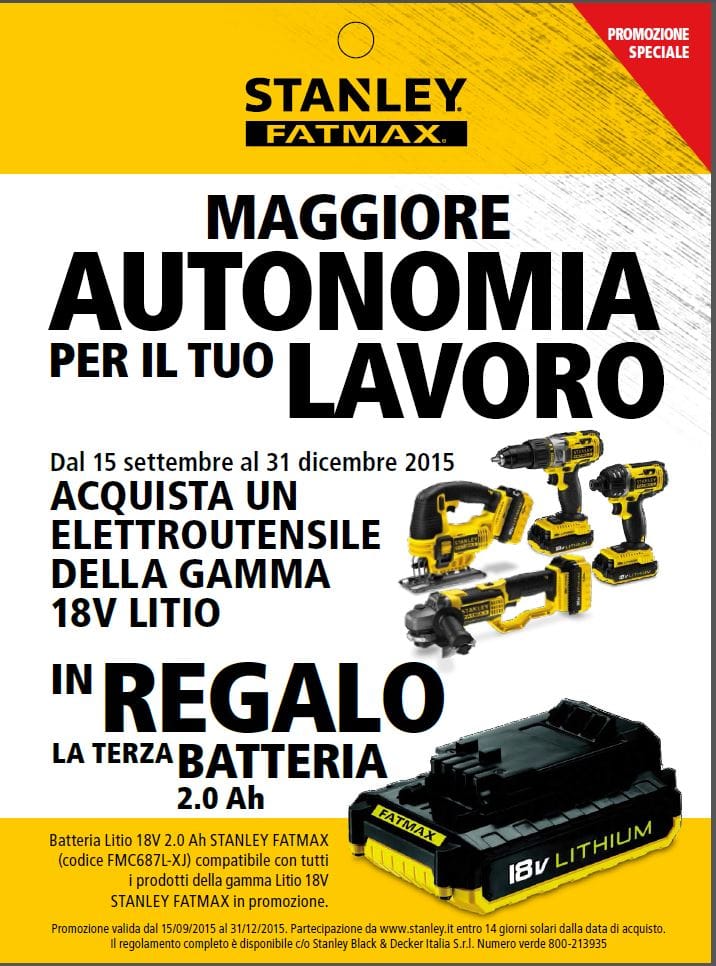 Nuova promozione Stanley Fatmax