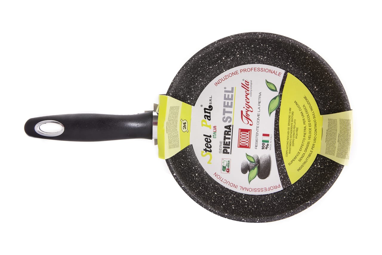 Padella in puro acciaio inox