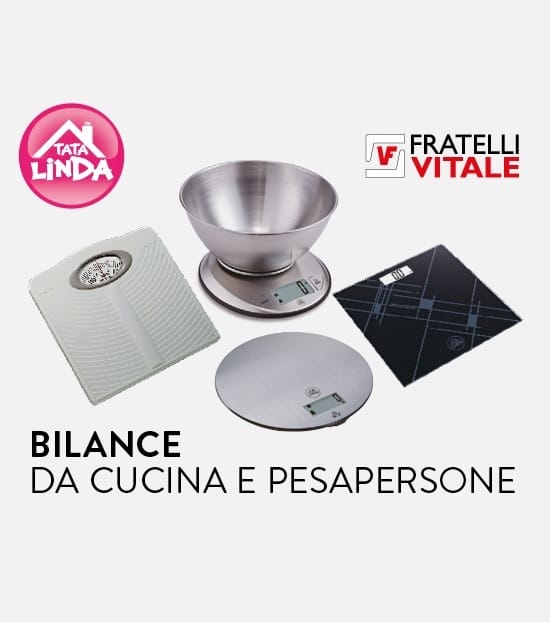 Linea bilance da cucina e pesapersone Tata Linda