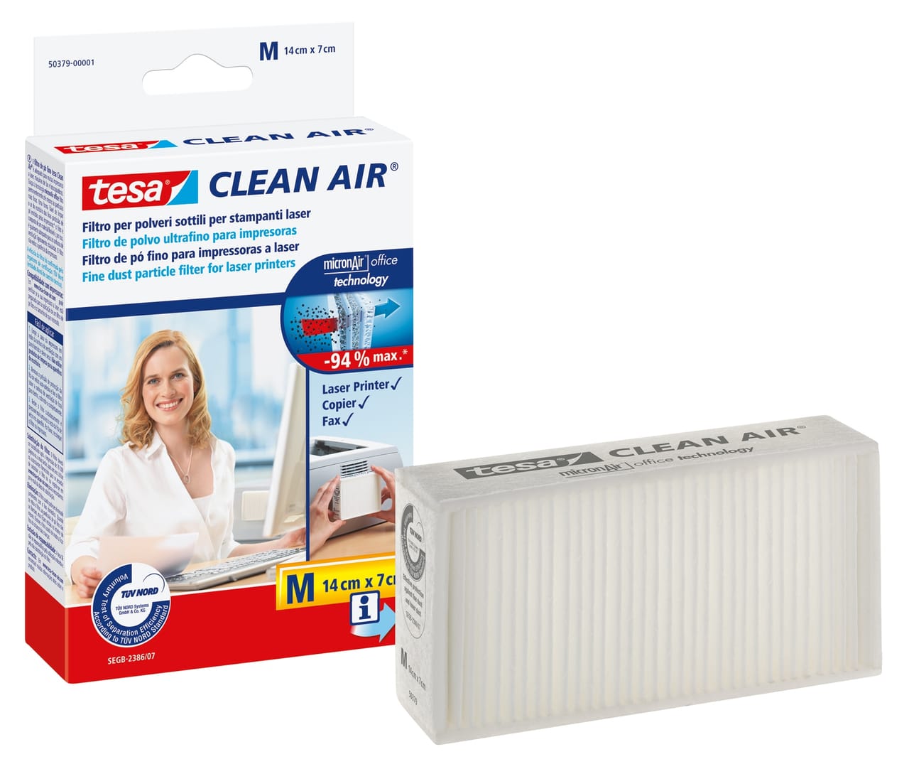 Micropolveri bloccate con Clean Air
