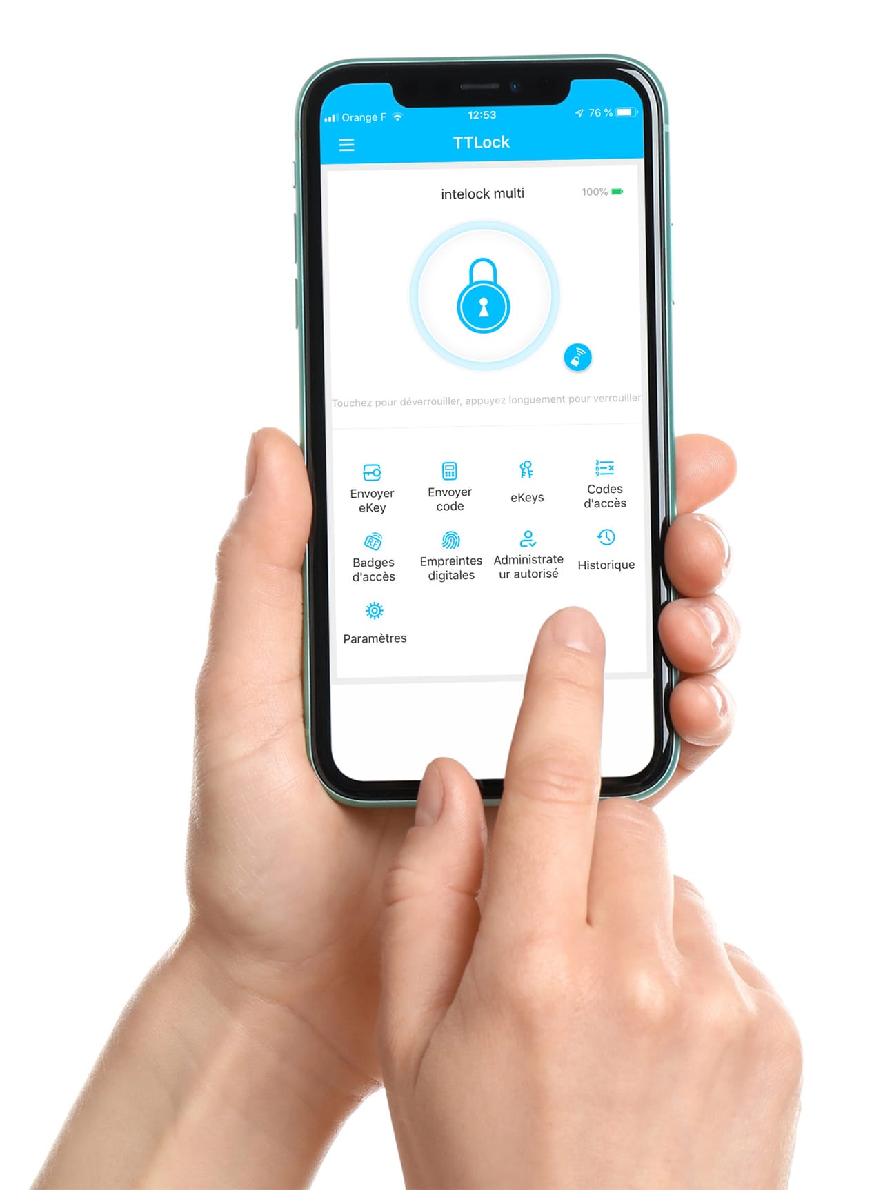 Maniglia connessa Intelock