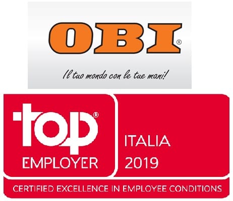 OBI ottiene la certificazione Top Employers Italia 2019