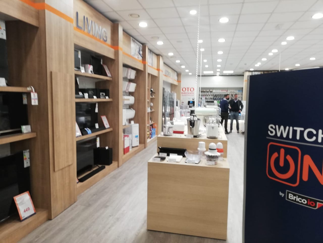 Switch on, lo shop in shop di Brico io