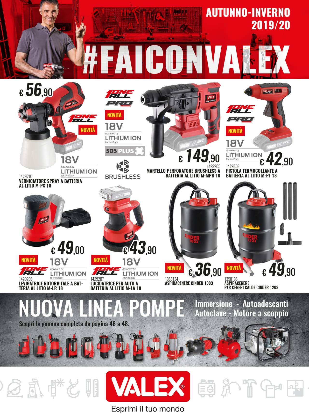 Il volantino autunno/inverno di Valex