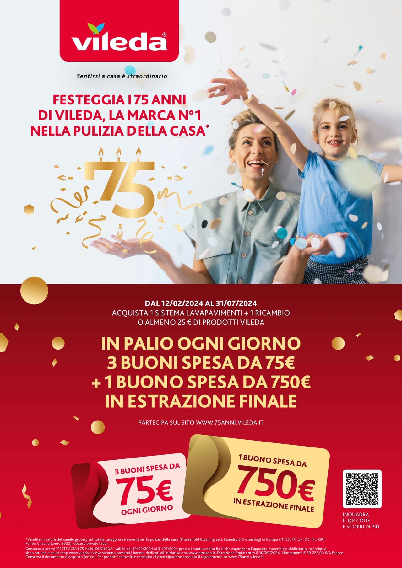 Vileda compie 75 anni!