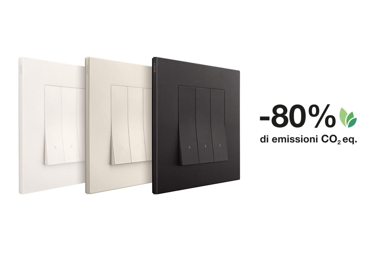 Linea: placche e comandi sostenibili