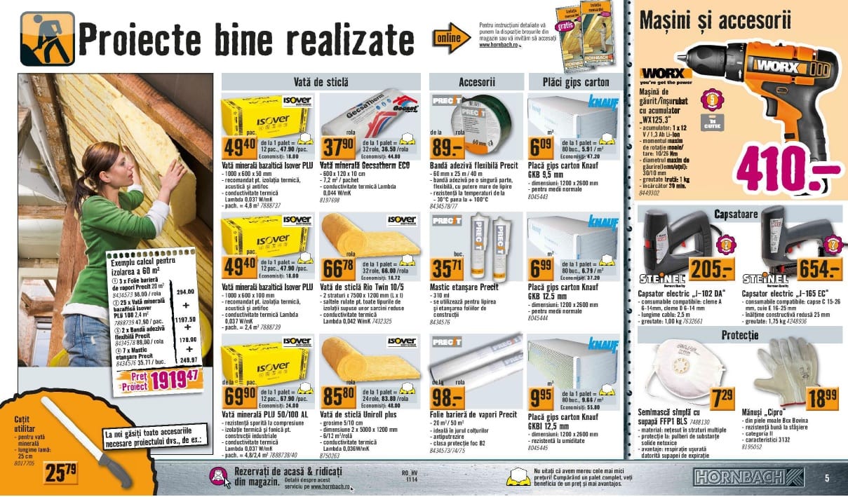 I volantini delle insegne DIY di Romania e Polonia
