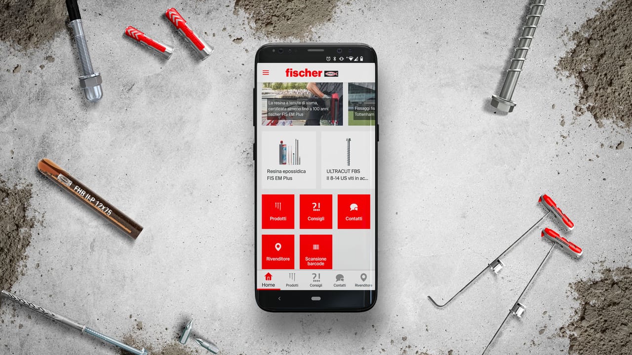 fischer Professional: la nuova app per i professionisti dell’edilizia
