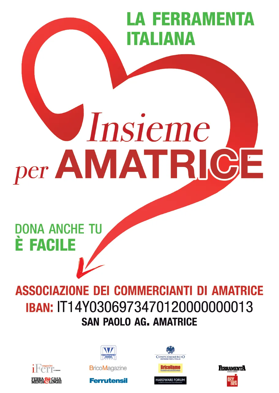 Tutta la ferramenta "Insieme per Amatrice"