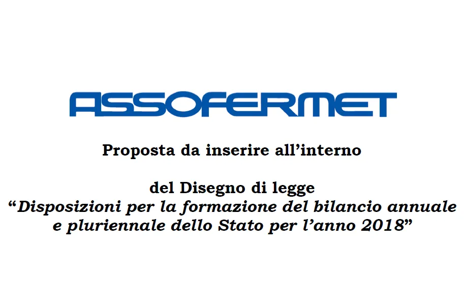 Assofermet: proposta di detrazione fiscale per le spese di manutenzione della casa