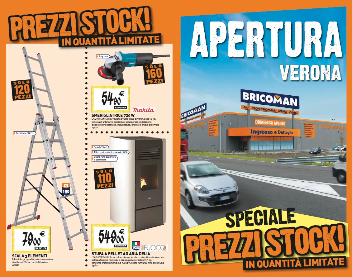Inaugurato Bricoman a Verona (scarica il volantino!)