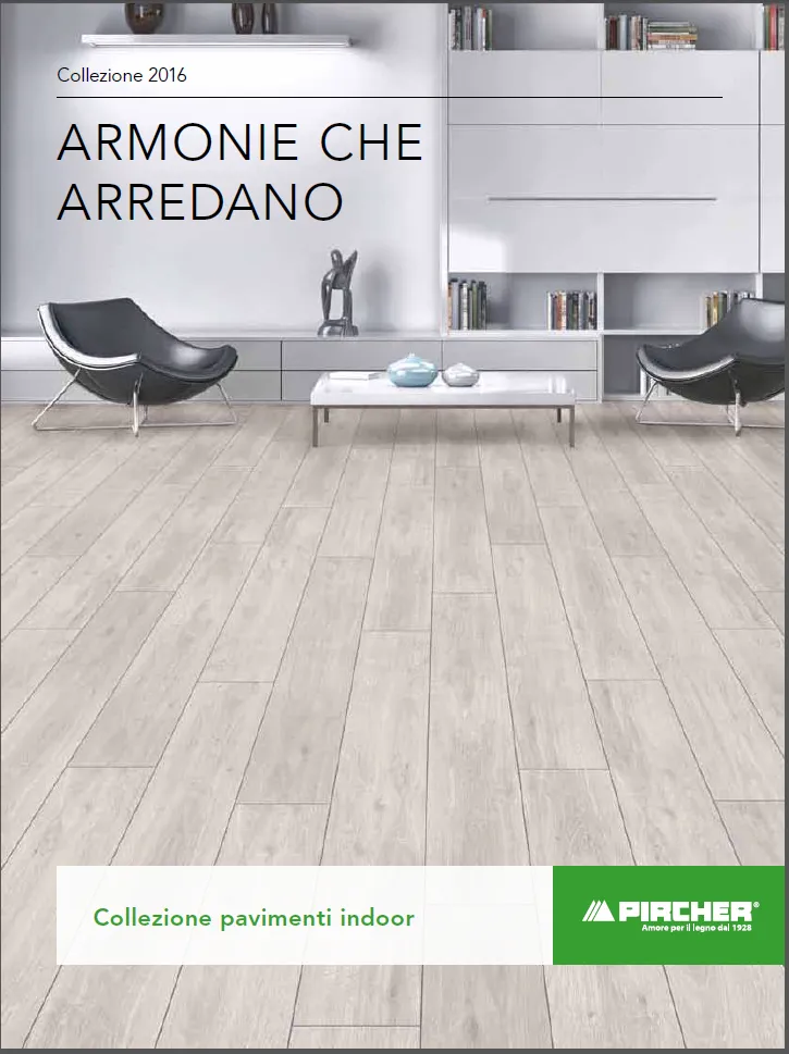 Catalogo dei pavimenti indoor Pircher