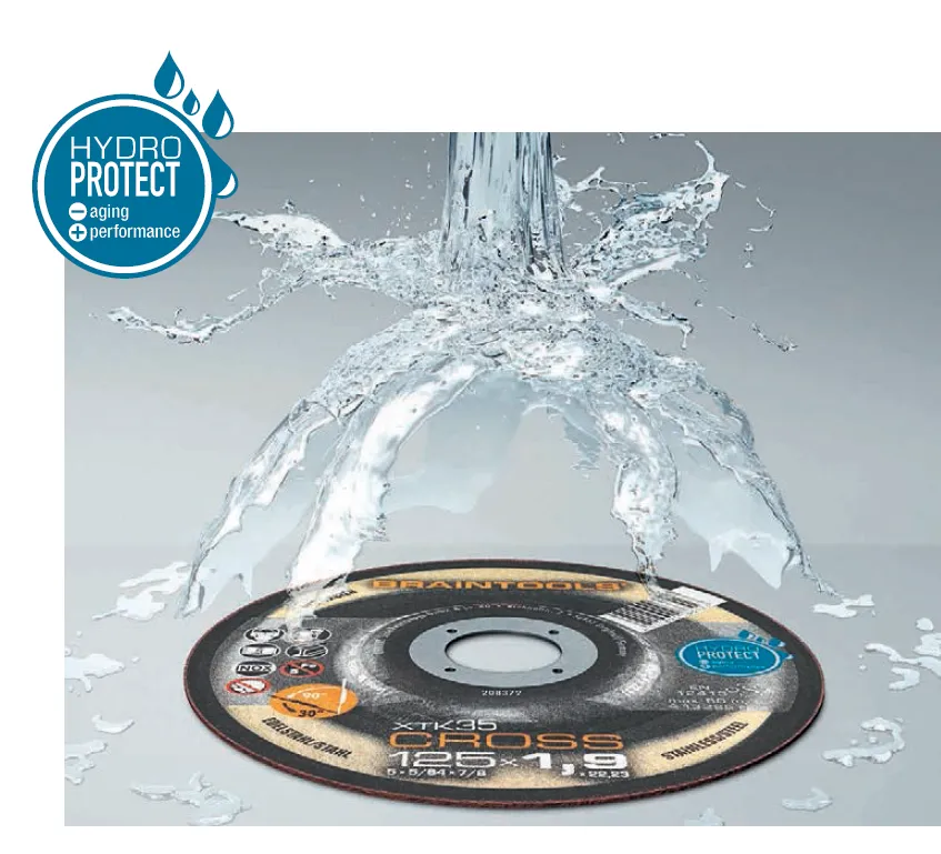 Più vita agli abrasivi con HydroProtect