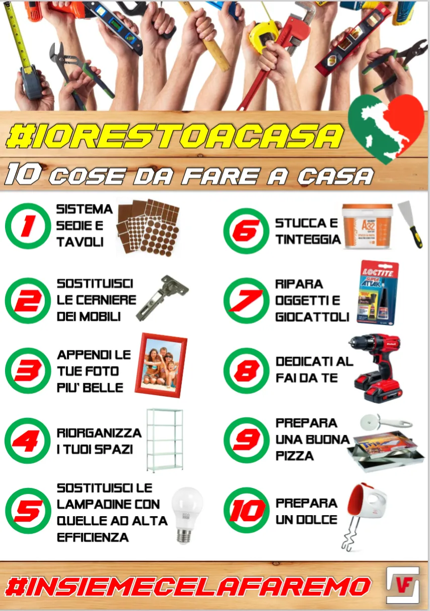 Fratelli Vitale: le 10 cose da fare a casa!