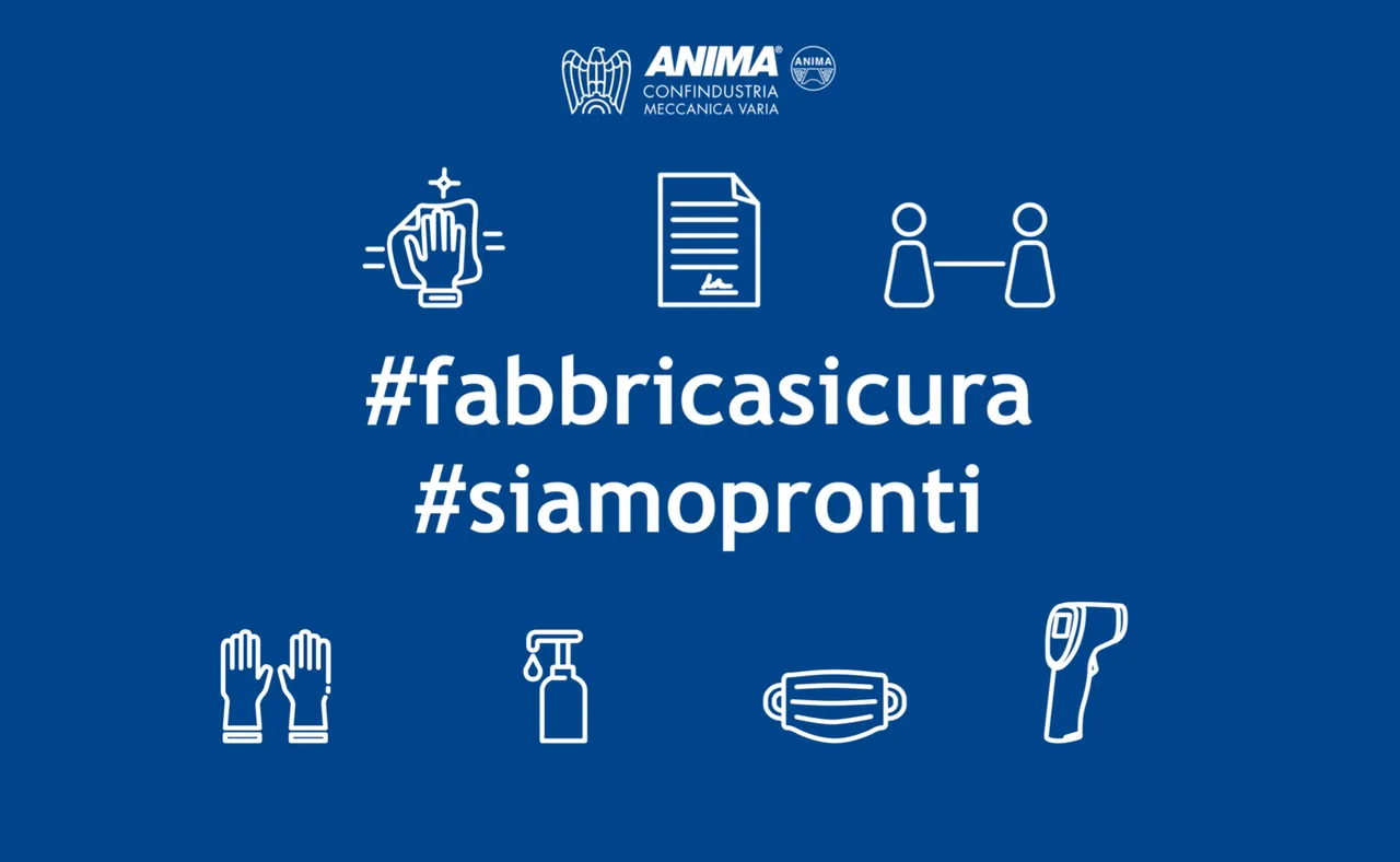 Aziende della meccanica: nuova campagna #siamopronti #fabbricasicura