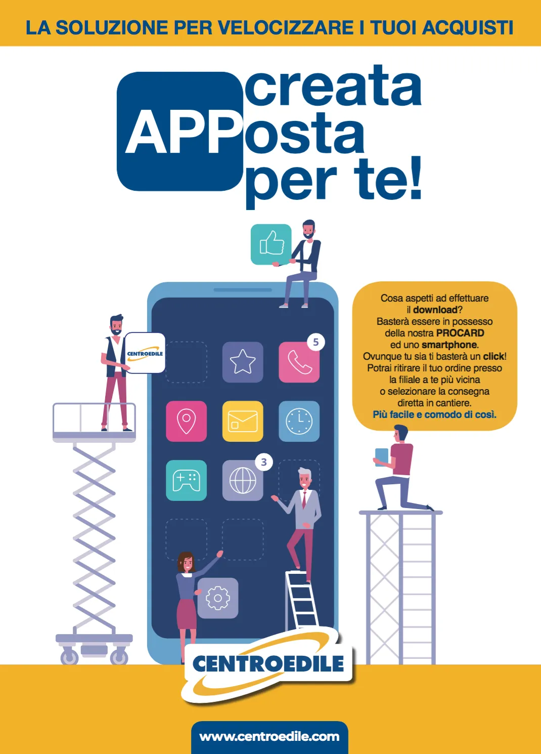 Centroedile App, per gli acquisti da smartphone!