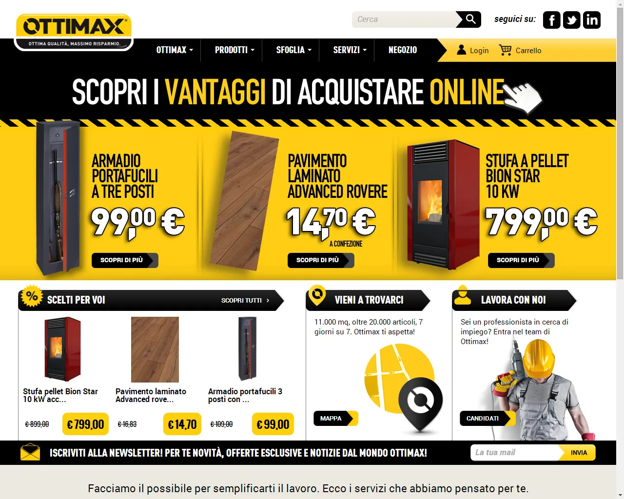 Parte dalla Sardegna l'e-commerce di Ottimax